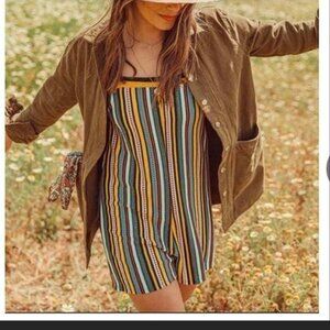 ZARA shorts Striped Romper